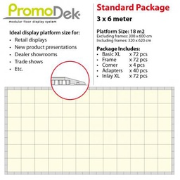 PromoDek® Package 3x6 Meter [9.8x19.7 Feet]