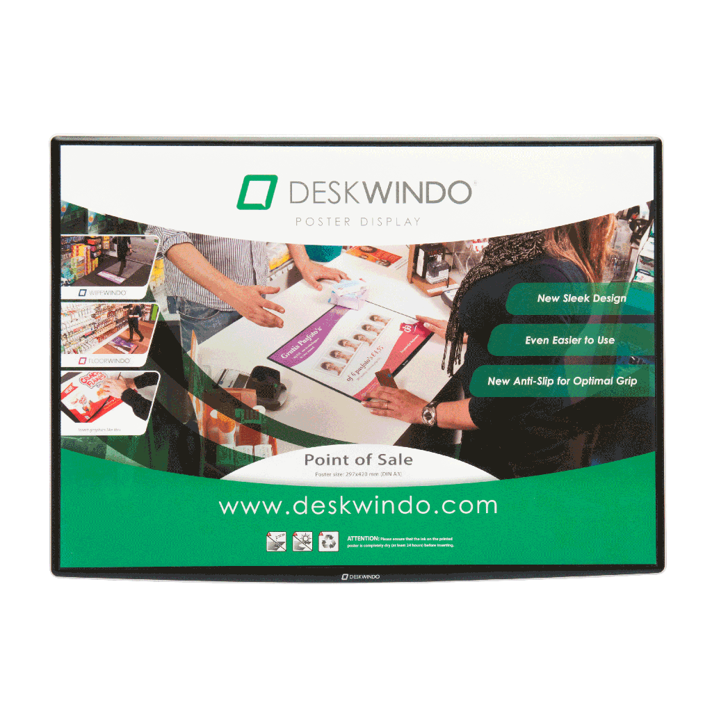 DeskWindo® A3 5 standard black - Standard Poster