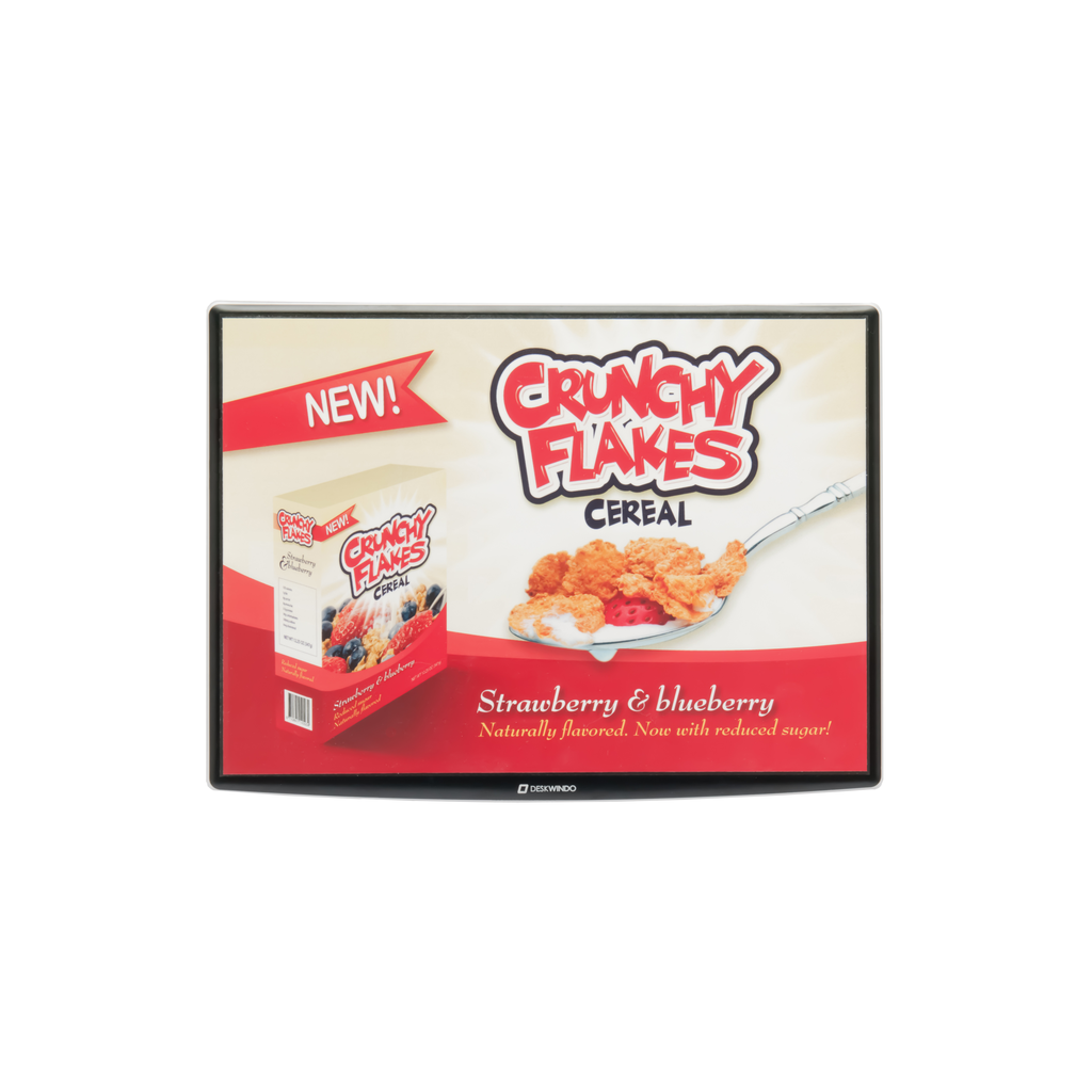 DeskWindo® A4 5 standard black - Crunchy Flakes