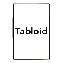 DeskWindo® Tab 5 standard black - Portrait size